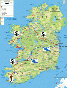 Parcours Trek Irlande